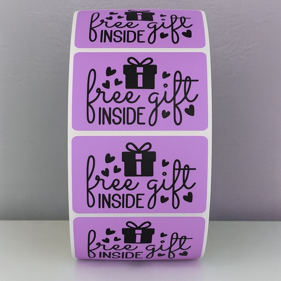 Free Gift Inside Stickers – Cute Labels for Packaging and Small Business - Picture 10 of 11